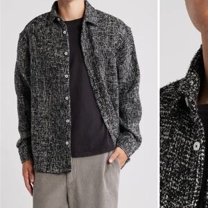 Men's Black Tweed Jacket